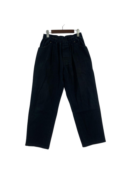 COMFORTABLE REASON ブラックイージーパンツ COMFORTABLE REASON / BLACK EASY DENIM | wax clothing