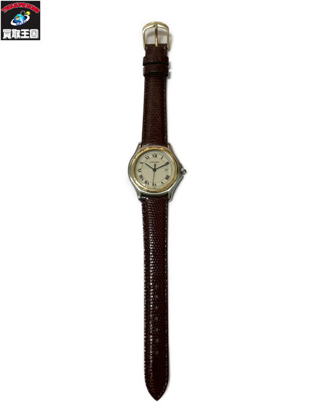 Cartier カルティエ クーガー 187904 電池交換済み ボーイズ QZ クオーツ