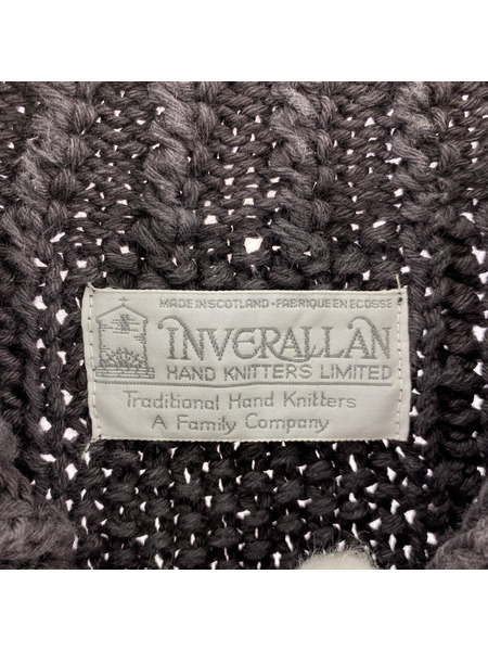 INVERALLAN カーディガン 3Aランバーカーディガン グレー