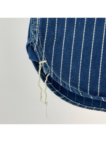 STUDIO D’ARTISAN 半袖シャツ S/Sワークシャツ 紺