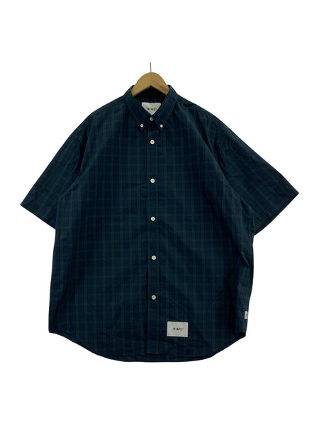 WTAPS 半袖シャツ WTAPS BD 04  チェックシャツ