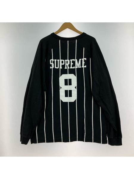 Supreme 長袖Tシャツ・カットソー 24AW Stripe Raglan LS Top (XL)