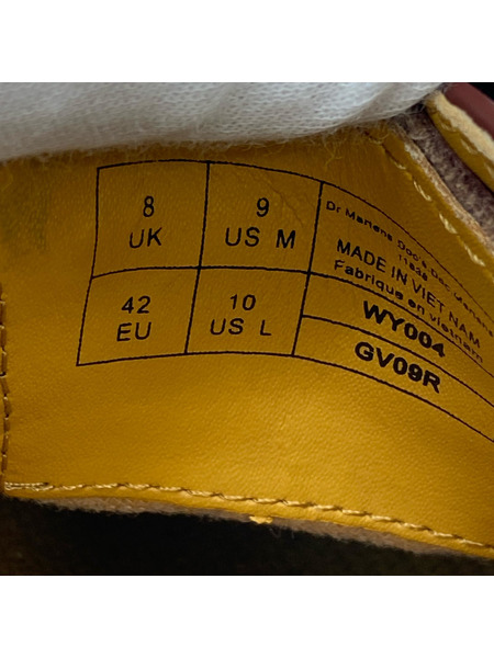 Dr.Martens ブーツ GV09R 3ホール ボルドー (42)
