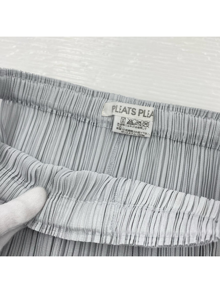 PLEATS PLEASE ロングスカート pp31-JG288 グレー 1[値下]