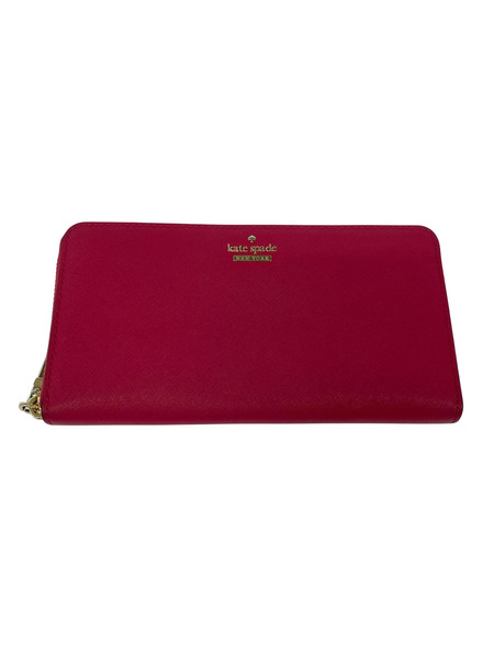 kate spade new york 長財布 ピンク ラウンドジップ