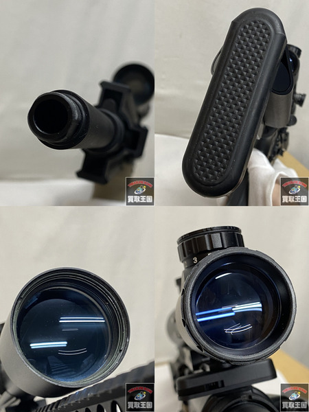 電動ガン マルイ SOPMOD M4 カスタム品 0.88ｊ 初期ﾊﾟｰﾂ欠/ｽｺｰﾌﾟ･ﾊﾞｯﾃﾘｰ付き