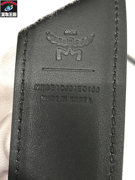 MCM Claus Fluted Loretos Jacquard Belt