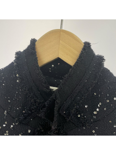 midorikawa ジャケット 21AW Sequins Coat Black (S)