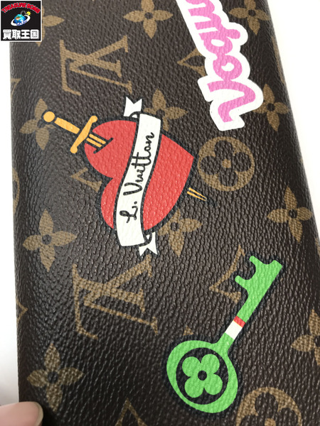LOUIS VUITTON ルイヴィトン LV M63318 ポルトフォイユサラ モノグラム パッチーズ コレクション ロングウォレット 長サイフ