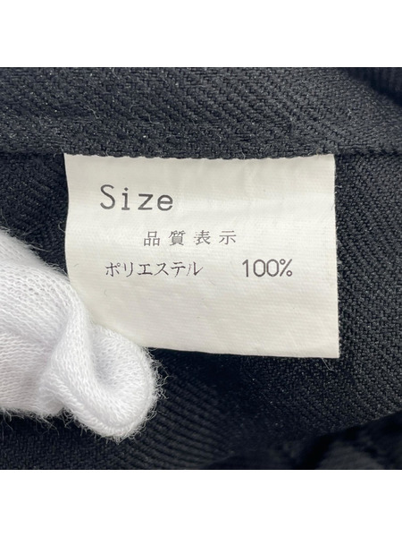 CYbER dYNE  裾ジップ サルエルパンツ 黒 (W34)