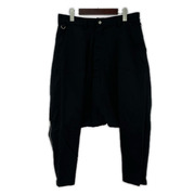 CYbER dYNE  裾ジップ サルエルパンツ 黒 (W34)