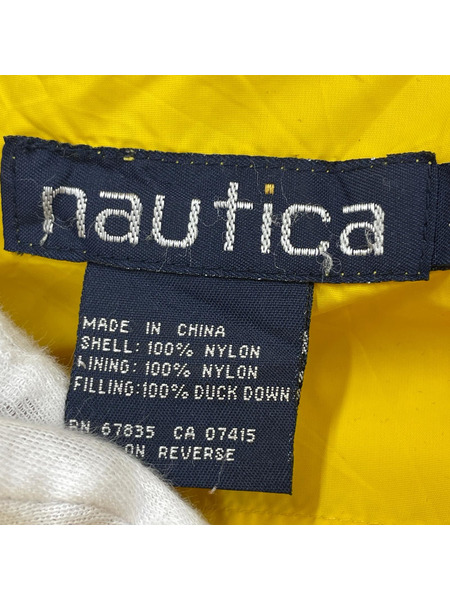 NAUTICA ダウンジャケット ダウンジャケット (XL) 青黄