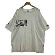 WIND AND SEA VANS Tシャツ ロゴ 白 XL