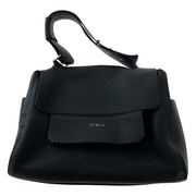 FURLA カプリッチョ レザーハンドバッグ ブラック