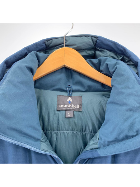 mont-bell ダウンジャケット パーマフロスト ダウンパーカ 緑 XL 1101574