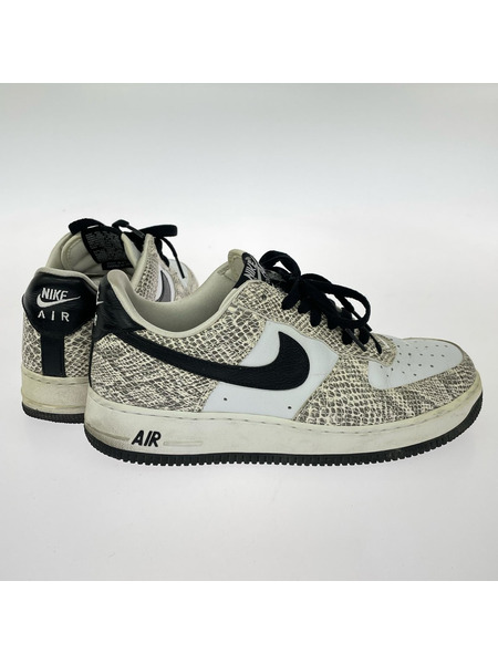 NIKE スニーカー Air Force 1 Low 白蛇 26.5cm WHT
