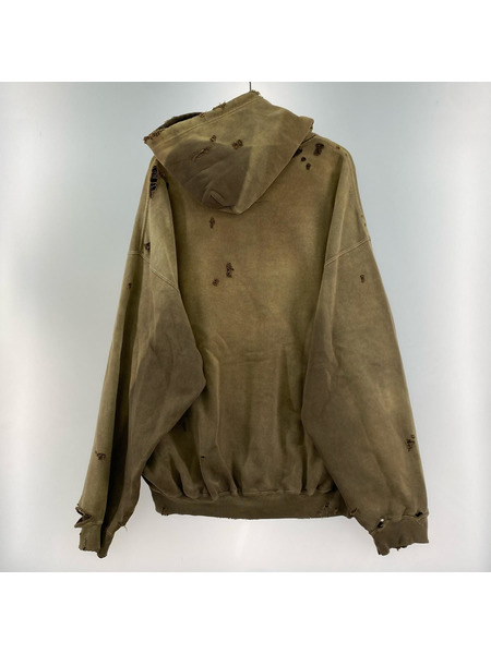 MIHARA YASUHIRO パーカー A13PK541 SUN FADED PARKA BLACK