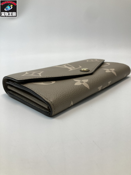 LOUISVIYYON ルイヴィトン LV M81049 ポルトフォイユ・サラ バイカラーモノグラムアンプラント
