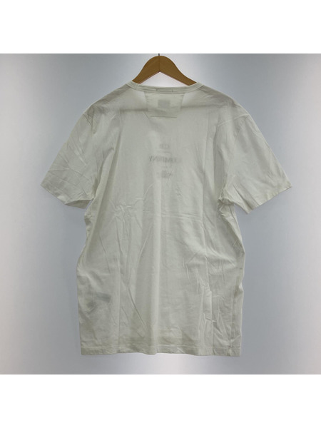 C.P.Company/ロゴプリントSSTEE/Tシャツ/L/ホワイト