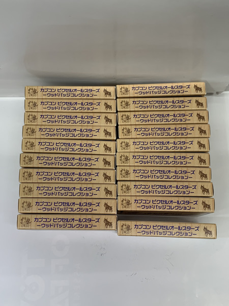 カプコン ピクセルオールスターズ ウッドバッジコレクション BOX (20個入り) 外箱開封 内箱未開封 ドット絵 木製ピンバッジ 木製ピンズ