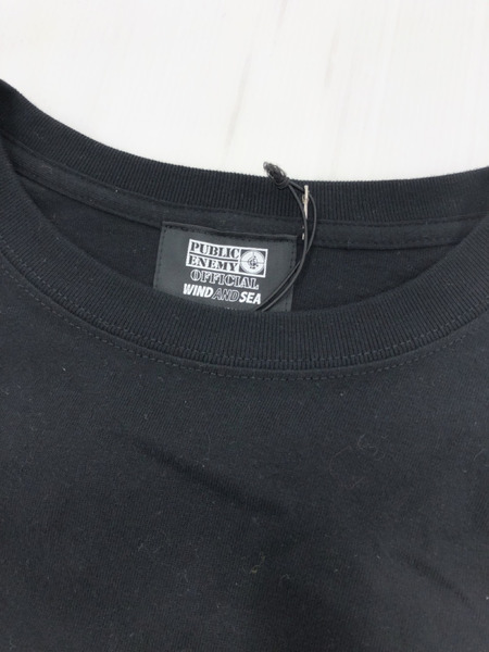 WIND AND SEA PUBLIC ENEMY L S Tee BLK