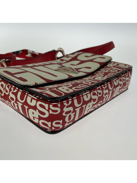 GUESS ショルダーバッグ ロゴプリント ショルダーバッグ