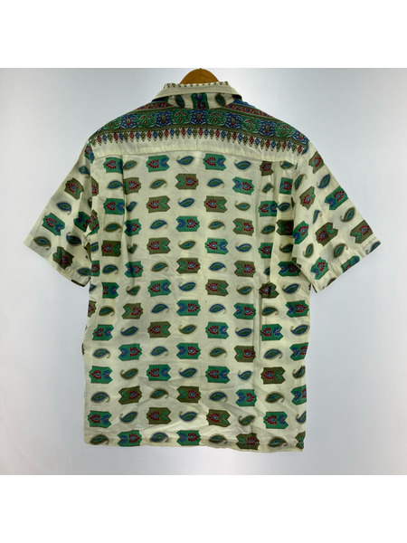 OLD・VINTAGE 半袖シャツ 60s Le Chevron 総柄 M