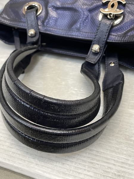 CHANEL パリビアリッツ トートバッグ パープル