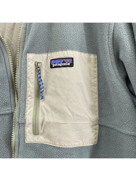 patagonia ジャケット リバーシブルシェルド マイクロディニジャケット 水色
