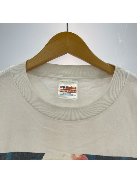 SAINT MICHAEL 長袖Tシャツ・カットソー LS TEE SAINT PICTURES ホワイト (L)