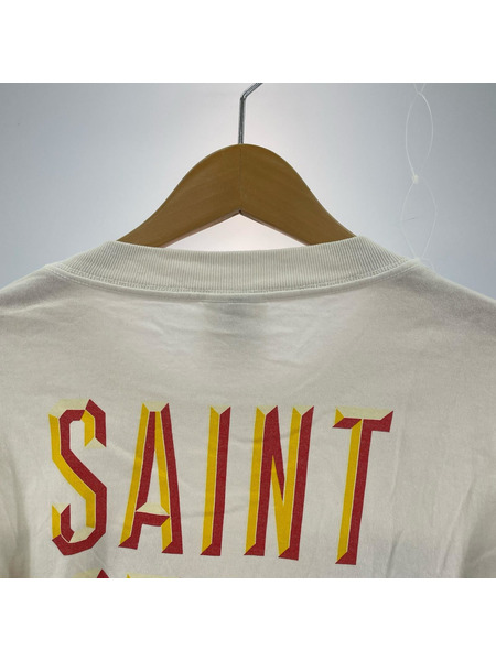 SAINT MICHAEL 長袖Tシャツ・カットソー LS TEE SAINT PICTURES ホワイト (L)