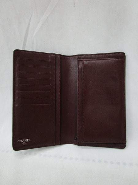 CHANEL ビコローレ 二つ折り ロングウォレット