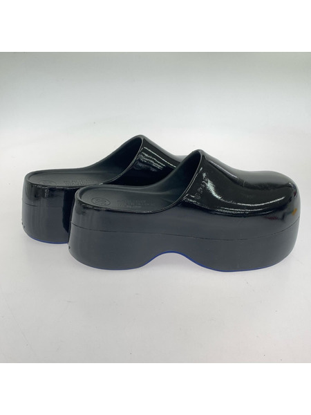 OFOF シューズ GLOSSY BLK ミュール BLK