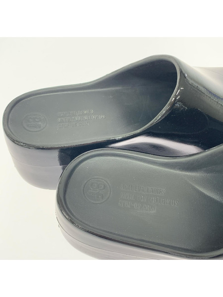 OFOF シューズ GLOSSY BLK ミュール BLK