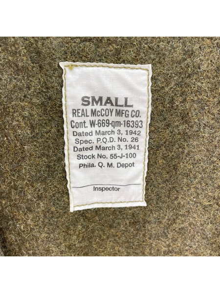 REAL McCOY'S フライトジャケット タンカースジャケット S 茶 W-669-qm-16393