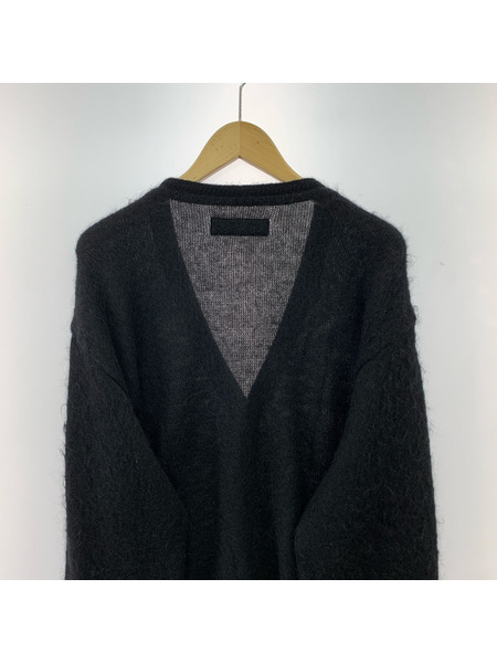 WACKO MARIA カーディガン WACKO MARIA モヘアカーディガン 黒 (L)