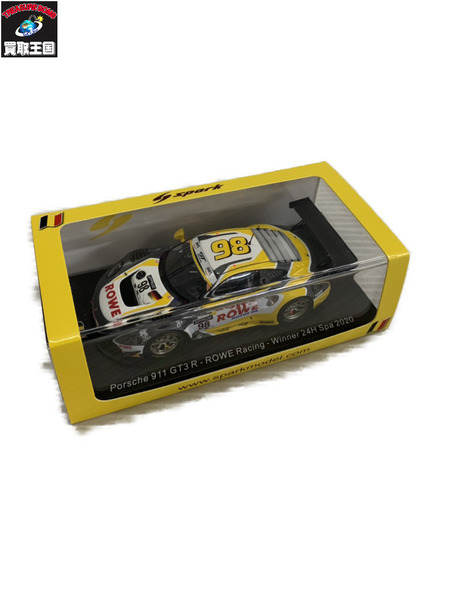 1/43スケールカー Spark ポルシェ911 GT3 24H Spa 2020 #98