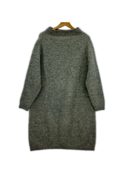 IENA 長袖ワンピース ニット グレー