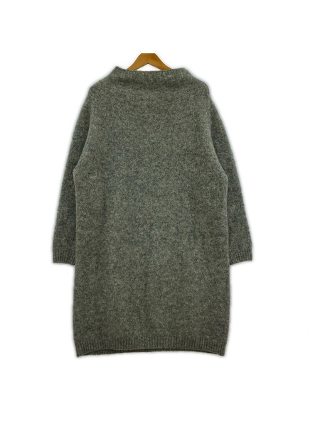 IENA 長袖ワンピース ニット グレー