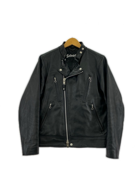 schott NEW DOUBLE BREAST RIDERS 782-3950077 黒 (S)