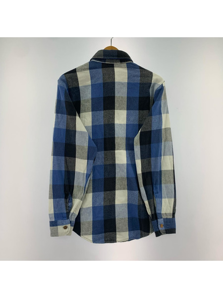 OLD・VINTAGE 長袖シャツ 80s BIGMAC Flannel Shirts BLU/WHT/BLK
