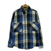 OLD・VINTAGE 長袖シャツ 80s BIGMAC Flannel Shirts BLU/WHT/BLK