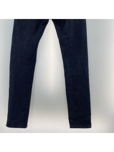 mnml フェルトスケルトンデニムパンツ 32 BLK