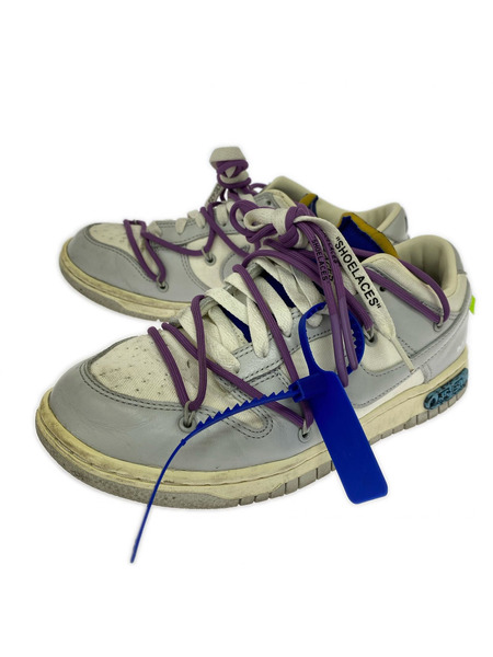 NIKE OFF WHITE DUNK LOW THE 50 (26.0) DM1602-107[値下]