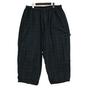 BROCHURE 23SS B/W SHAKA PANTS ブラックウォッチ チェックシャカパンツ XL