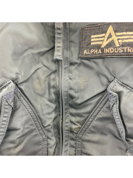 ALPHA ミリタリージャケット USA製 CWU-45P NVY S