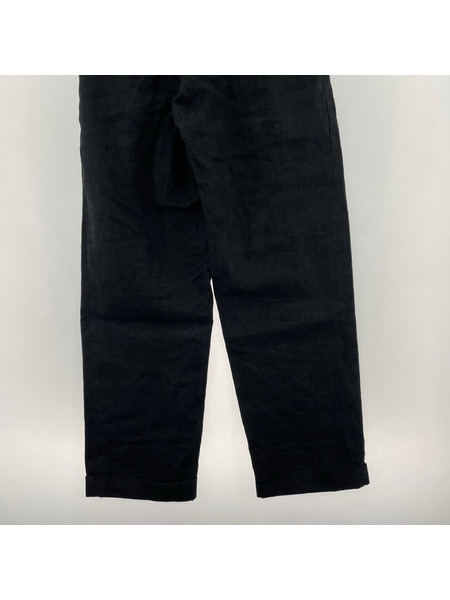 POLO RALPH LAUREN パンツ 90s~ リネン100% 2タックパンツ 黒
