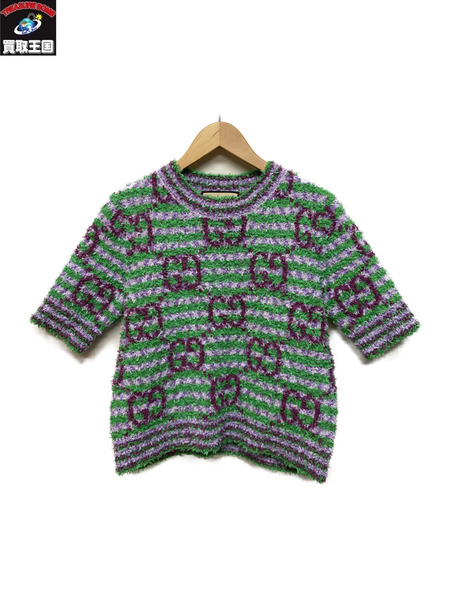 GUCCI ジャイアントGG柄 ジャガードニット