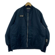 NEIGHBORHOOD 90s TECHNICAL APPAREL K-9 MA-1 (L) 紺