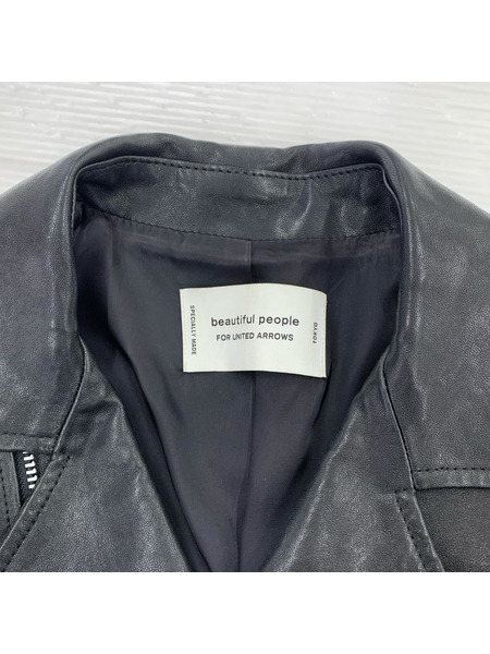 beautiful people キッズ衣料 シングルライダースジャケット 1755402401